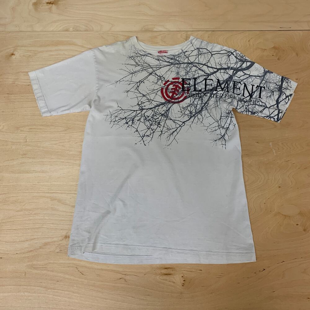 Element 00s Offset Graphic T-Shirt - Sz Medium